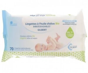 Gilbert Lingettes à l'Huile d'Olive Bio