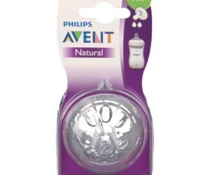 Avent Tétine Natural Débit Lent 2 trous