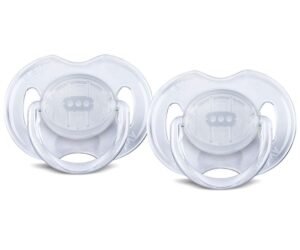 Avent Sucettes silicone (x2) - transparent 0-6m